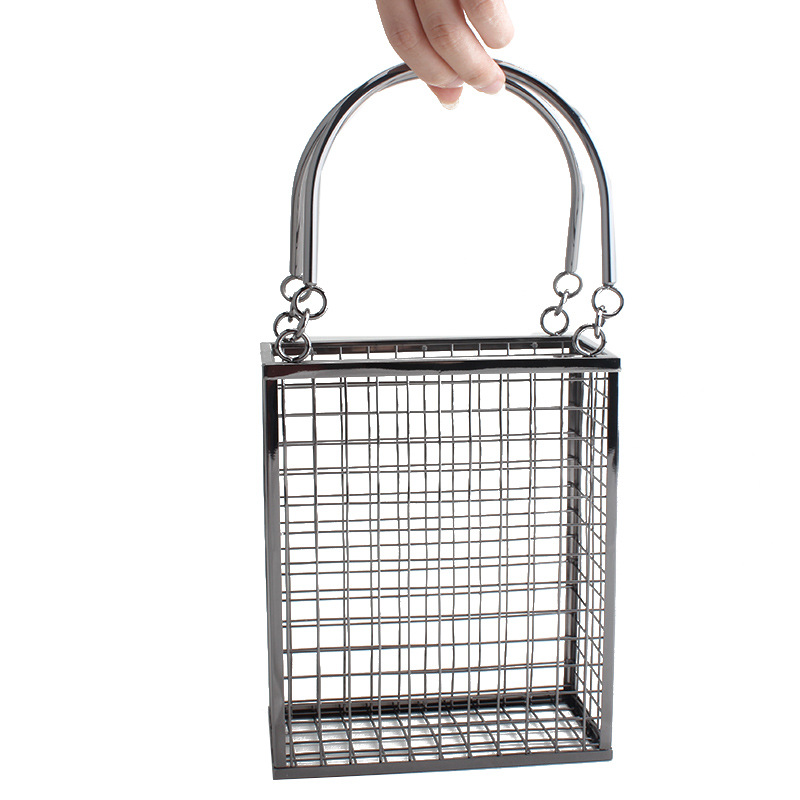 Luxury Bags For Summer - Lente en zomer metalen holle schoudertas
