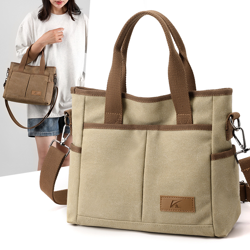 Luxury Bags Korea - Nieuwe Casual Canvas Tas Grote Capaciteit