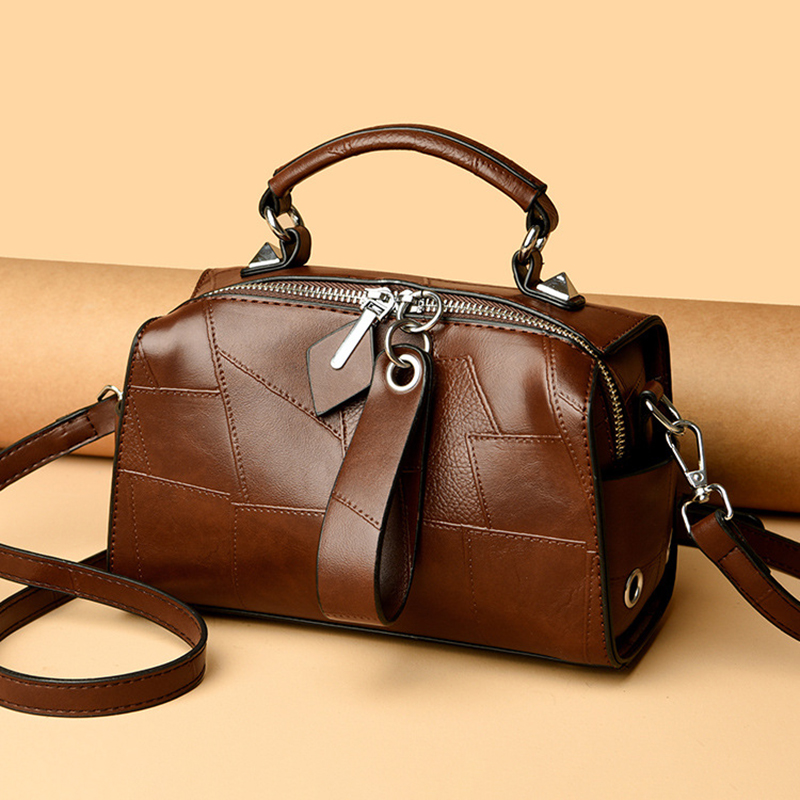 Luxury Bags Levels - Echt leren damesrugzak, eenvoudige leren tas,
