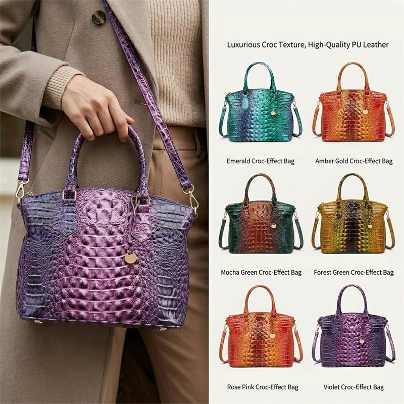 Luxury Bags Europe - Alirattan Dames Nieuwe Krokodillenleer Handtas, Europa