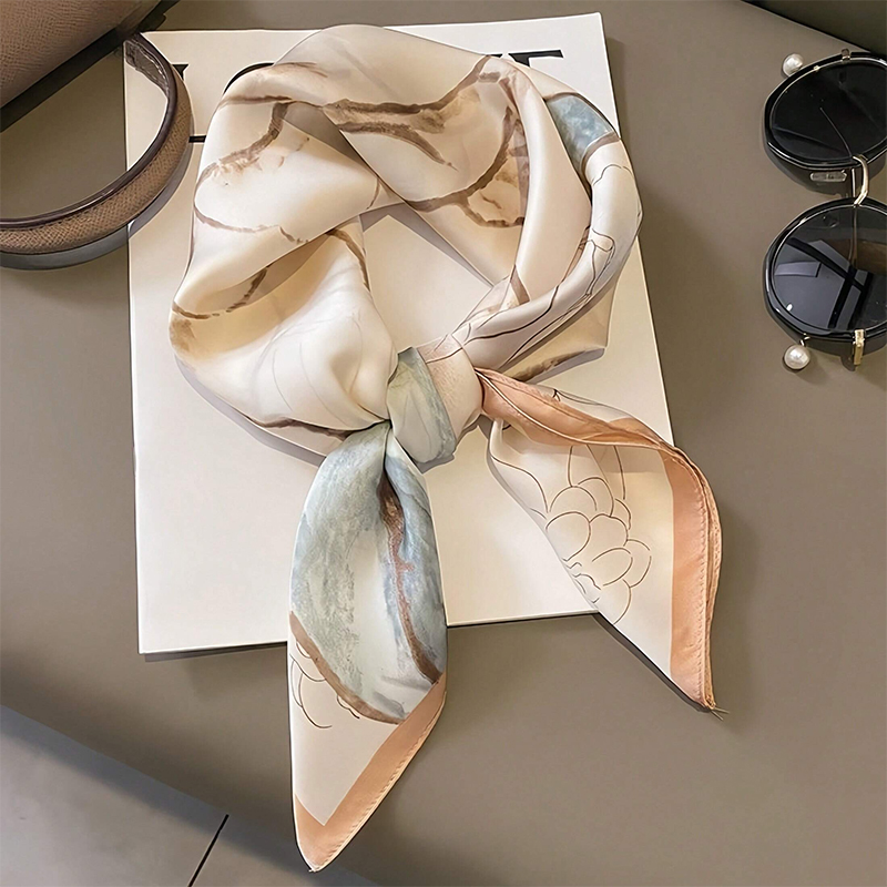 Luxury Bags For Summer - 2024 Ontwerp Mode Print Satijn Vierkante