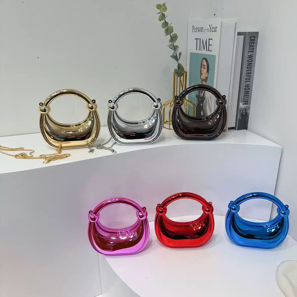 Luxury Bags Supplier - Mini gouden avondtasje portemonnees en handtassen