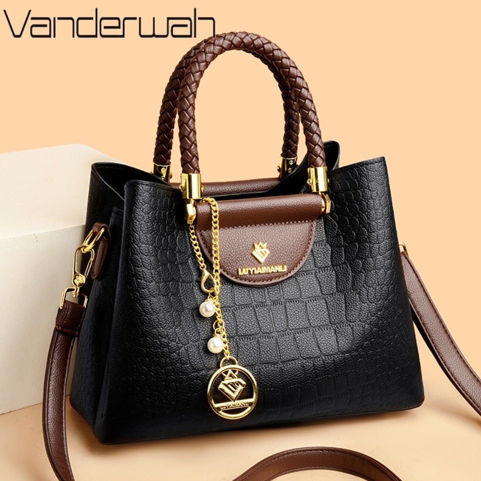 Luxury Bags Supplier - Geweven handvat Echt merk Hoge kwaliteit
