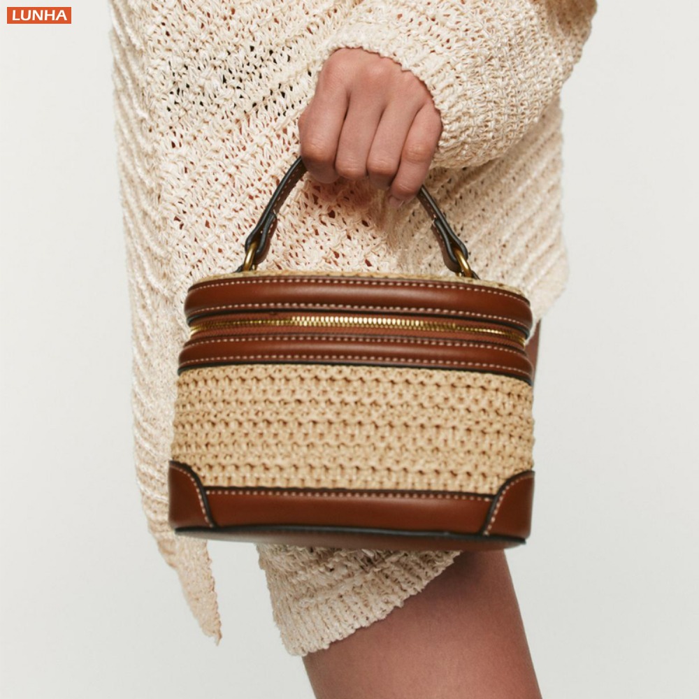 Luxury Bags For Summer - Dames Mini Crossbody Geweven Box Bag