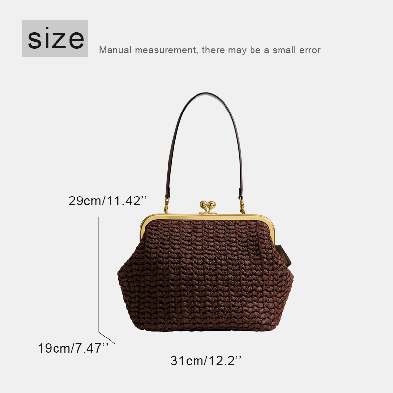 Handgeweven Kisslock Frame Sch - Luxury Bags Supplier recensie en prijs