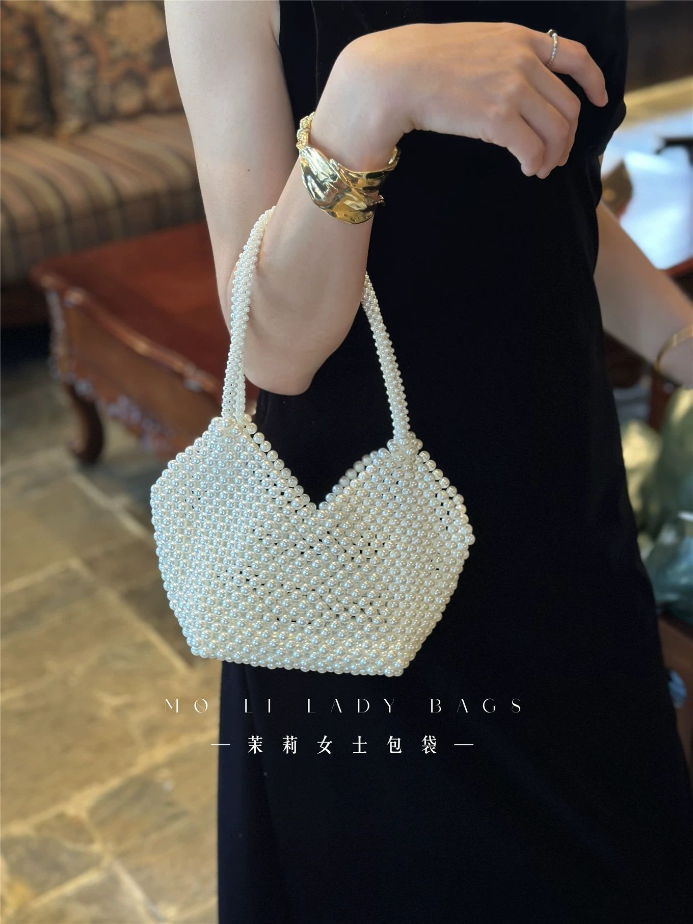 Mode Parel Kralen Geweven Dame - Luxury Bags For Summer recensie en prijs