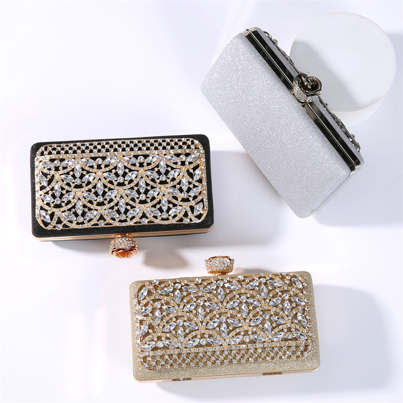 Luxe diamanten metalen frame a - Luxury Bags In Dubai recensie en prijs