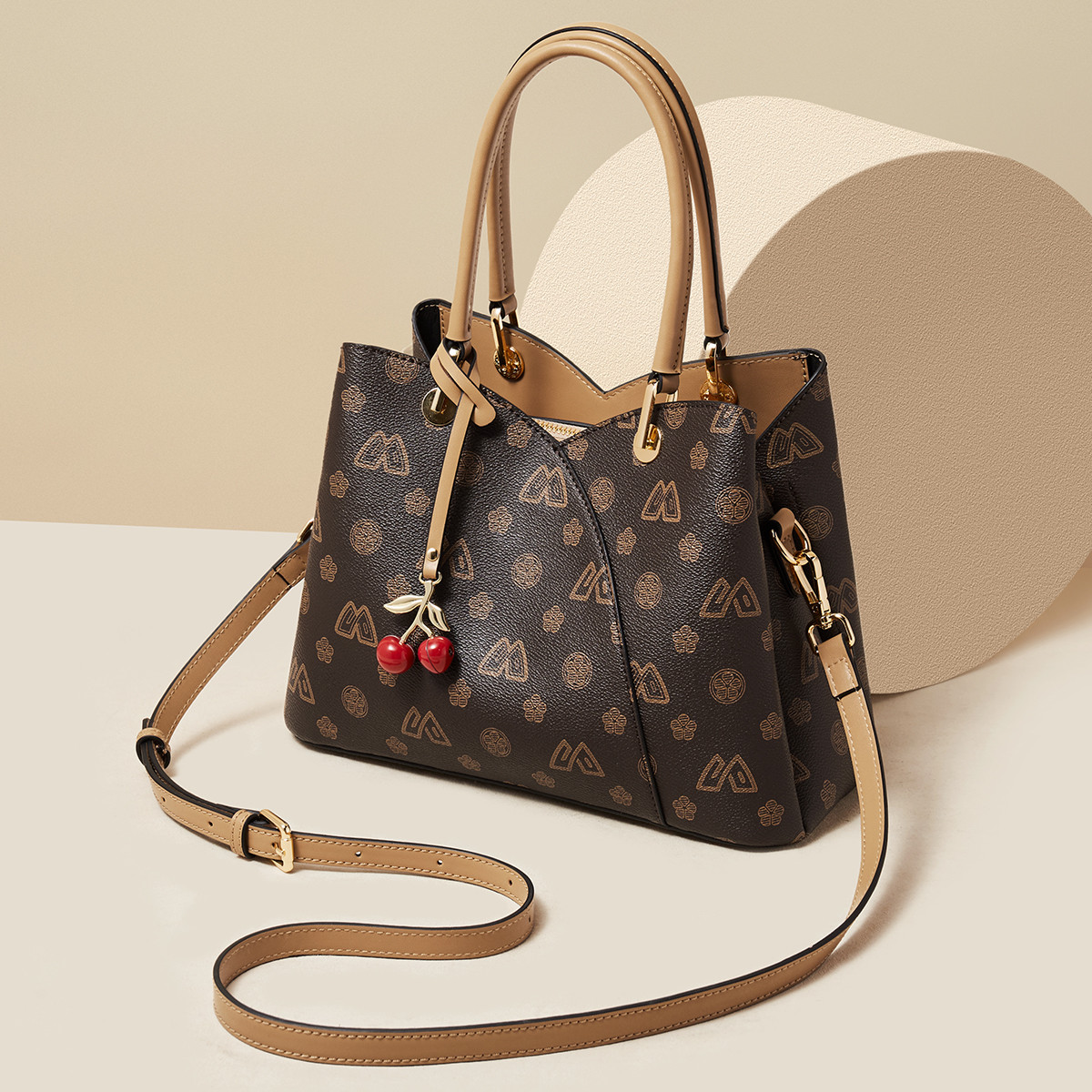 SAFIYA PVC lederen damesschoud - Tote Bag Leather Monogram recensie en prijs