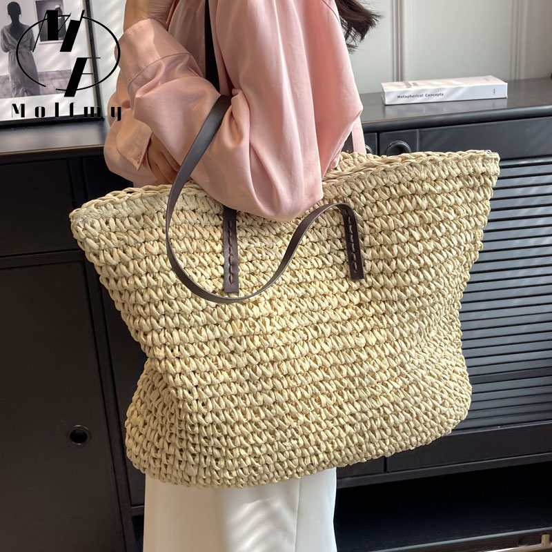 Strooien geweven draagtassen,  - Luxury Bags For Summer recensie en prijs