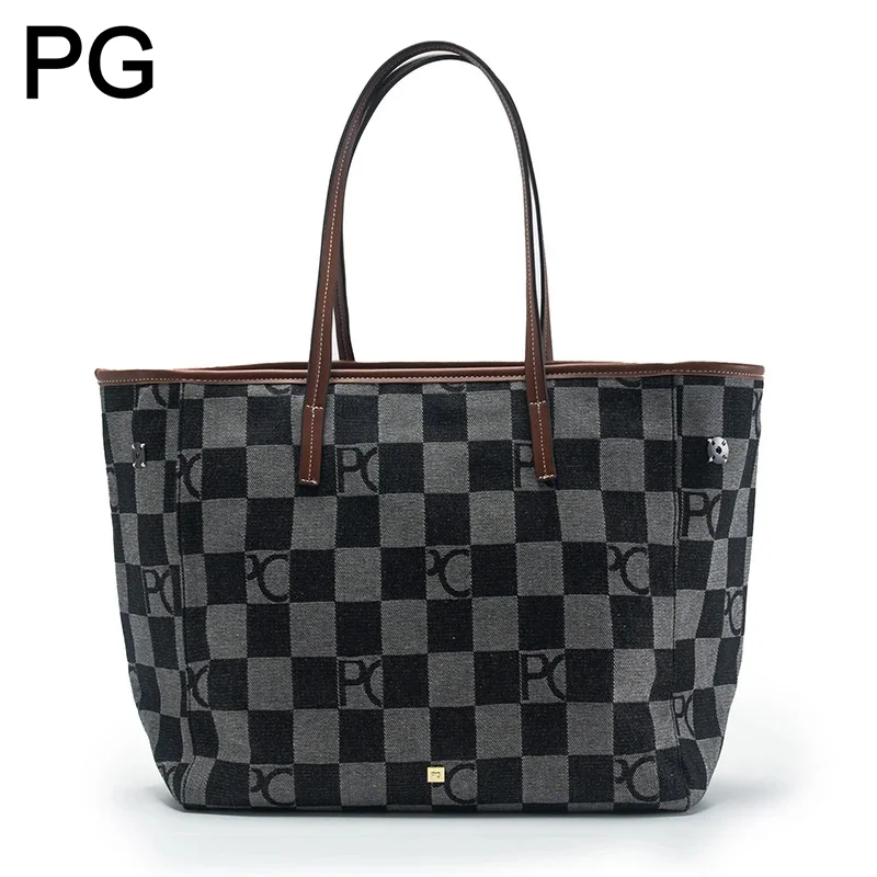 PG Checkerboard Monogram Tote  - Tote Bag Leather Monogram recensie en prijs
