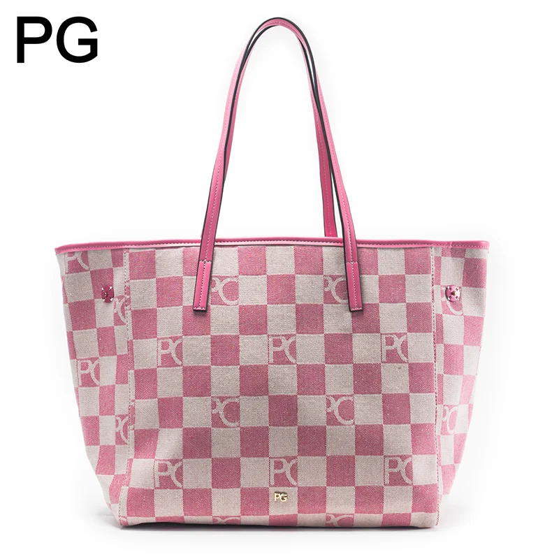 PG Checkerboard Monogram Tote  - Tote Bag Leather Monogram recensie en prijs