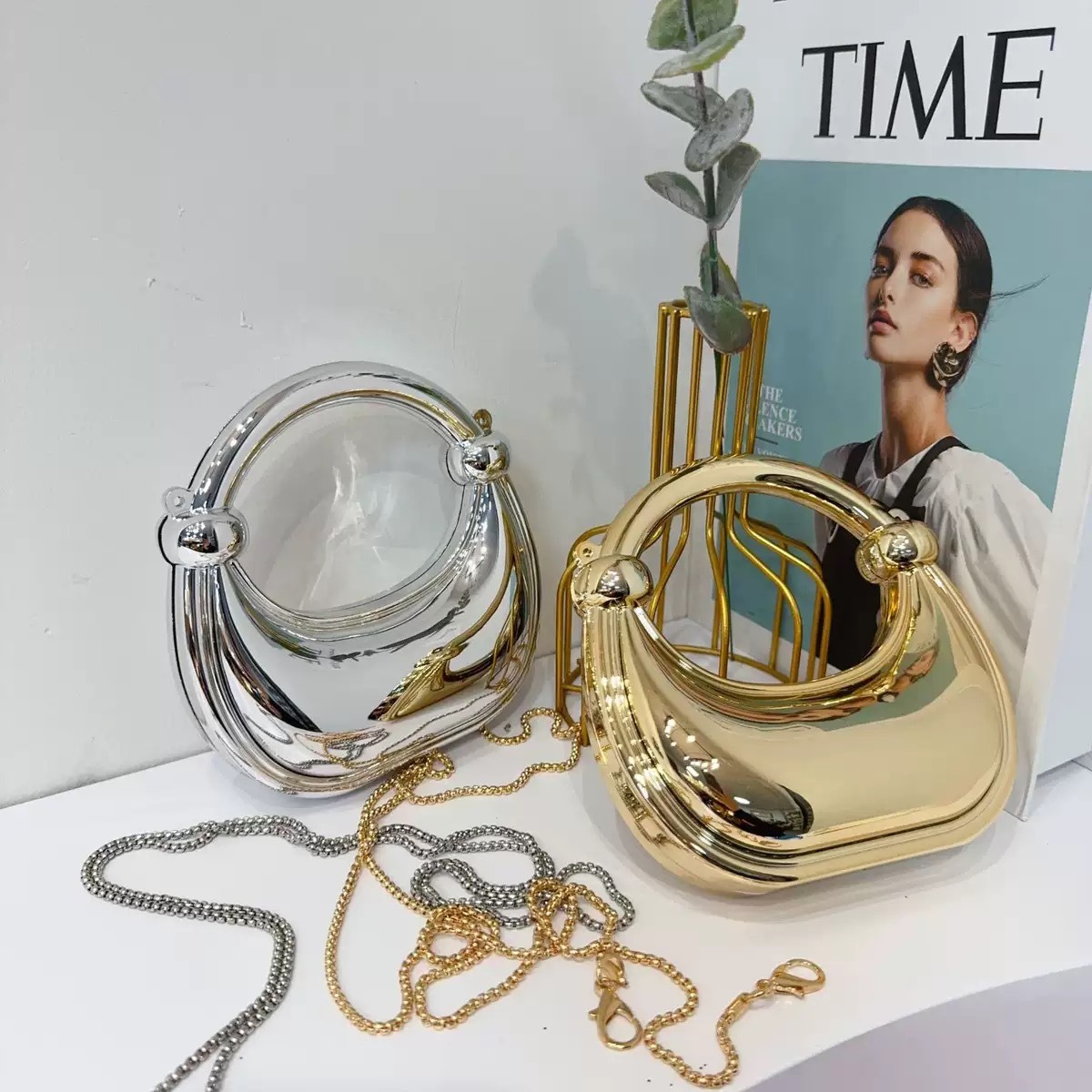 Mini gouden avondtasje portemo - Luxury Bags Supplier recensie en prijs