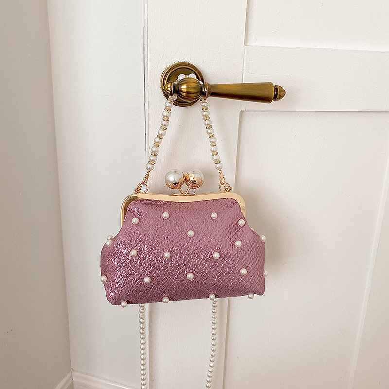 Glitter Pearl Decor Kiss Lock  - Luxury Bags That Are Affordable recensie en prijs
